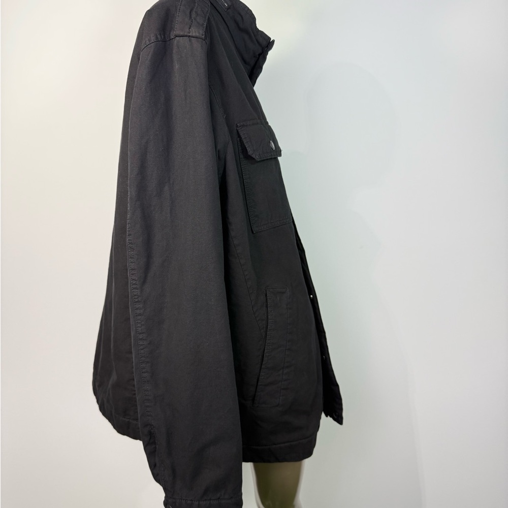 NWT Levi's Men's Two-Pocket Trucker Jacket Sherpa Lined Black Size LT - Picture 9 of 16